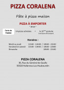 Carte et menu Pizza Coraléna Hallennes Lez Haubourdin