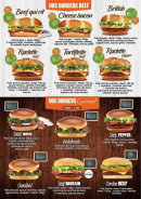 Carte et menu de Bucket's Burger à Hautmont — Les burgers beef et burgers gourmet