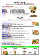 Carte et menu de Viva Italian Pizza à Saint Andre Lez Lille — Involtini et pâtes