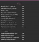 Carte et menu de Aux Vieux Remparts à Bergues — Les Plats