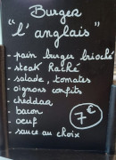 Menu La Berguoise - Les burgers (suite)