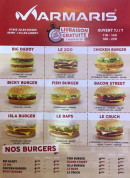 Menu Marmaris - Burgers