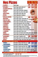 Menu Allo Pizza - Les pizzas