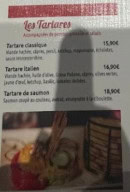 Menu Goudale - Les tartares