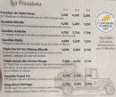 Menu Goudale - Les pressions