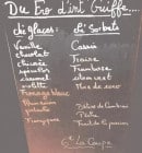 Menu l'eau a la bouche - Les glaces et sorbets