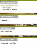 Menu Le Tropical - Les suggestions, formule 12€