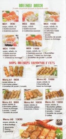 Menu Osaki - Menus