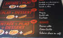 Menu Le Club - Les entrées, plats et desserts