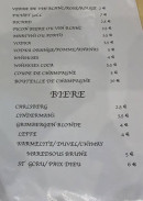 Menu Le Mathys - Les bières