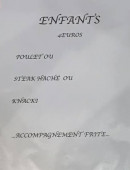 Menu Le Mathys - Menu enfant