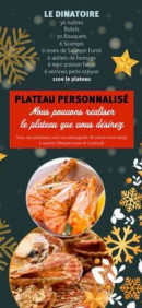 Menu Perle Marine - plateau personnalisé