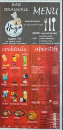 Carte et menu de Hugo à Somain — Cocktails, apéritifs...