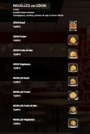 Carte et menu de Ami Asie Food à Villeneuve d'Ascq — Les nouilles ou udon