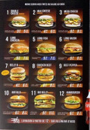 Menu Belly Burger - Les burgers