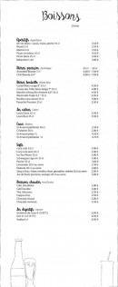 Carte et menu de Estaminet le Bet'leu à Villeneuve d'Ascq — Boissons
