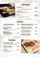 Carte et menu de Leocorno à Villeneuve d'Ascq — Les entrées, salades et à partager