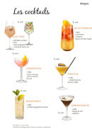 Menu Dionysos - Les cocktails suite