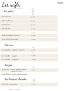 Menu Dionysos - Les softs