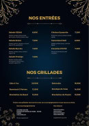 Menu Le braisé - Les entrées et grillades