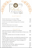 Menu Nicolas... La Suite au Cottage - Les entrées et plats