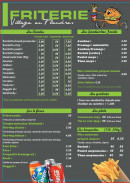 Carte et menu de Friterie Village en Flandres à Marquette Lez Lille — Les viandes, sandwiches, gratinés...