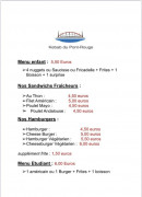 Menu Kebab du Pont Rouge - Menu enfant, sandwichs et hamburgers