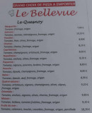 Menu Le Bellevue - Les pizzas margherita, salmone, ...