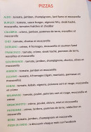 Menu Pizza Aldo - Les pizzas