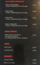 Menu Restaurant Marmara - Les menus,desserts, ...