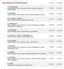 Menu Le Kiosque à Pizzas - Les pizzas gourmandes