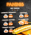 Menu La Remontada - Les paninis