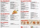 Menu Au p'tit creux - Pizzas