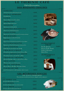 Menu Le Thibinie Café - Les boissons chaudes, méthodes douces