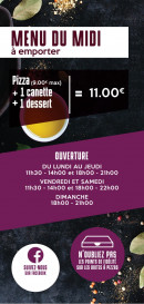 Menu Pizza Saint Martin - Les menus et infos