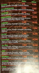 Menu Planet' Pizza - Les pizzas page 3