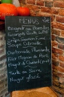 Carte et menu de Brasserie de Monceau-Saint-Waast à Monceau Saint Waast — Les menus