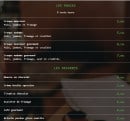 Carte et menu de Bij t' Kleintje chez la p'tite à Cassel — Les snacks et desserts