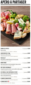 Menu 3 Brasseurs - Les apéros à partager