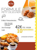 Menu Le 85 Ter - Formule petit déjeuner