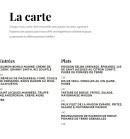 Menu Repu - Les entrées et plats