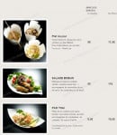 Menu Resto Lao - Les plat, salade,....