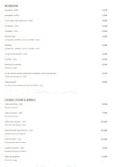 Menu Suzette - Les boissons, cidres et bières,...