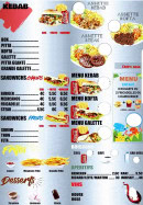 Carte et menu de Didim Kebab à Baisieux — La carte