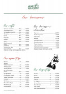 Menu Amici - Boissons