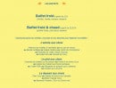 Carte et menu de Le Domaine de la Petite Métisse à Gravelines — Buffets