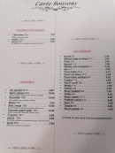 Menu Le Père Tranquille - Les cocktails et apéritifs