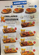 Menu Le Pera - Les assiettes et grillades