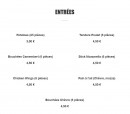 Menu Pizz'eli - Les entrées