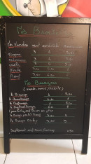 Carte et menu de Pizzeria Tony à Bruay sur l'Escaut — Les brochettes